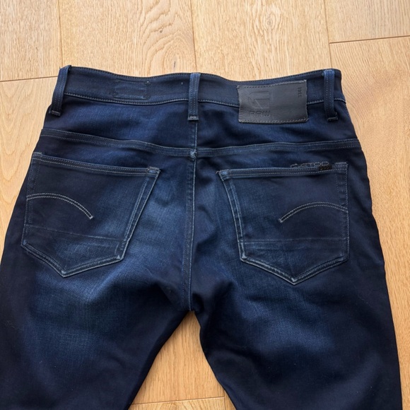 G STAR RAW 3301  INDIGO BLUE SLIM JEANS - 30 - Picture 5 of 15